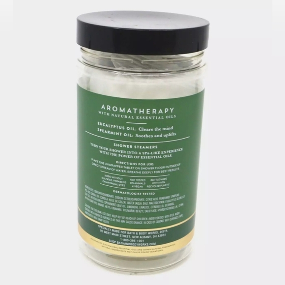 EUCALYPTUS SPEARMINT AROMATHERAPY SHOWER STEAMERS BY BATH AND BODY WORKS - Picture 2 of 2